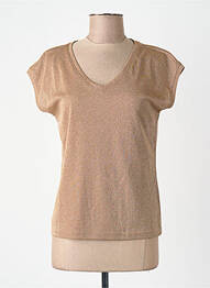 T-shirt col rond or ONLY femme