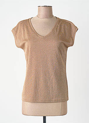 T-shirt col rond or ONLY femme
