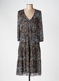 Robe longue noir ZABAIONE femme