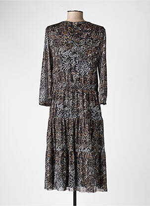 Robe longue noir ZABAIONE femme