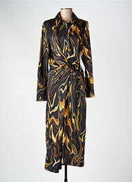 Robe longue noir MANGO femme