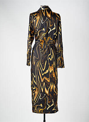 Robe longue noir MANGO femme