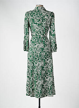 Robe longue vert MANGO femme