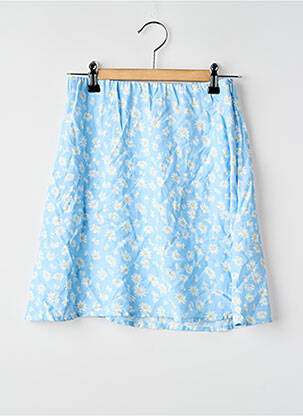 Jupe courte bleu ONLY femme