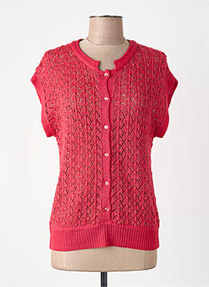 Gilet sans manche rouge MOLLY BRACKEN femme