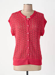 Gilet sans manche rouge MOLLY BRACKEN femme