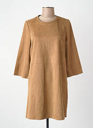Robe mi-longue marron VILA femme