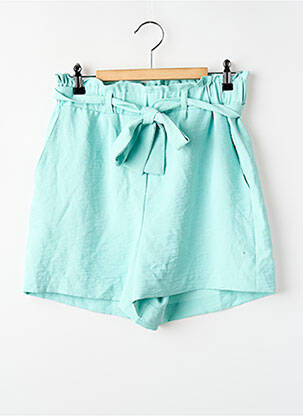 Short coupe droite bleu ONLY femme