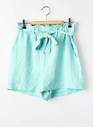 Short coupe droite bleu ONLY femme
