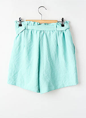 Short coupe droite bleu ONLY femme