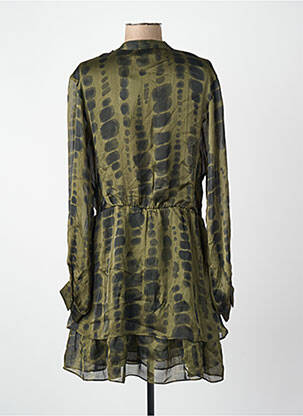 Robe courte vert MANGO femme