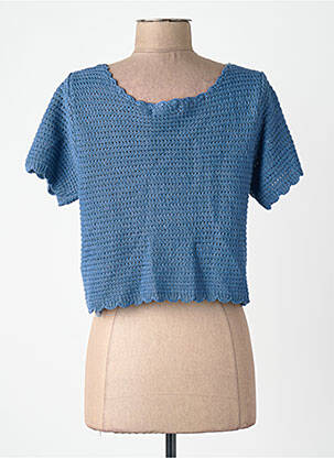 Gilet manches courtes bleu MOLLY BRACKEN femme