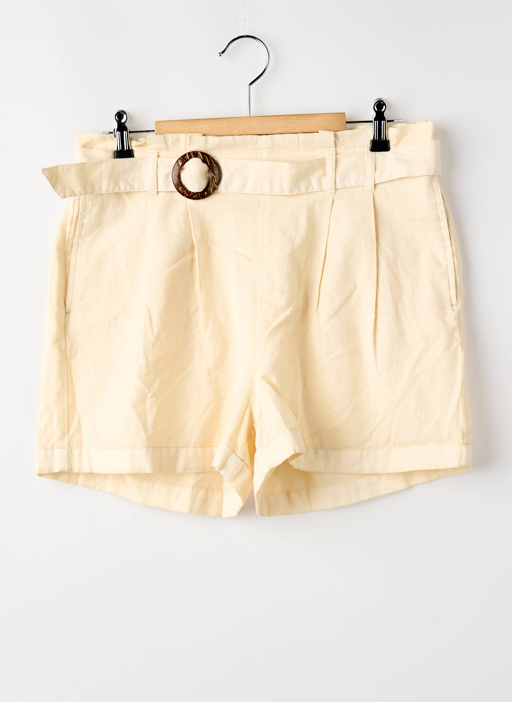 Short jaune ONLY femme