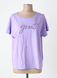 T-shirt violet STREET ONE femme