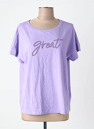 T-shirt violet STREET ONE femme