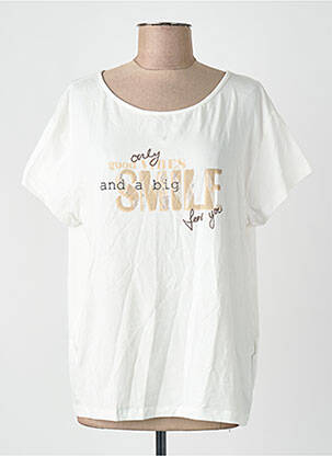 T-shirt blanc MORE & MORE femme