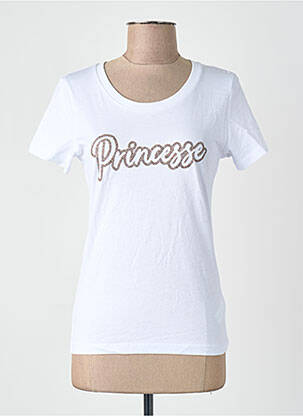 T-shirt blanc MONSIEUR TSHIRT femme