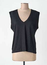 T-shirt noir ASTRID BLACK LABEL femme