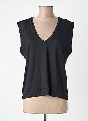 T-shirt noir ASTRID BLACK LABEL femme