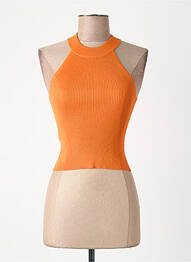 Pull orange MANGO femme