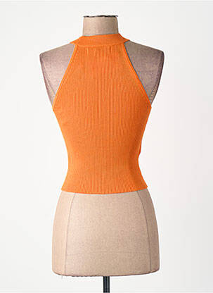 Pull orange MANGO femme