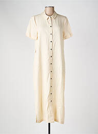 Robe courte manches longues manches longues beige OBJECT femme