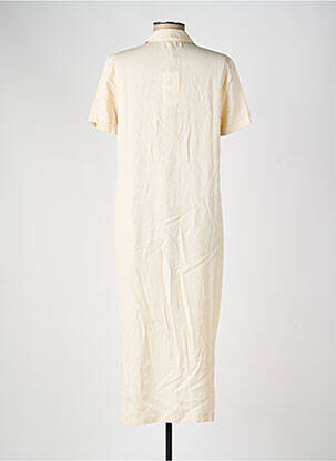 Robe courte manches longues manches longues beige OBJECT femme