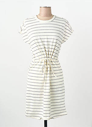 Robe courte manches courtes manches courtes blanc ONLY femme