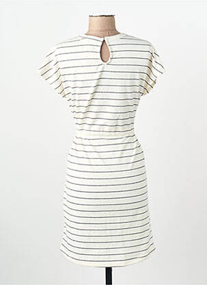 Robe courte manches courtes manches courtes blanc ONLY femme