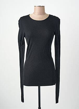 T-shirt noir ASTRID BLACK LABEL femme