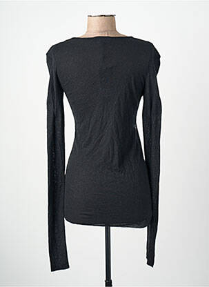 T-shirt noir ASTRID BLACK LABEL femme