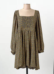 Robe courte marron MANGO femme