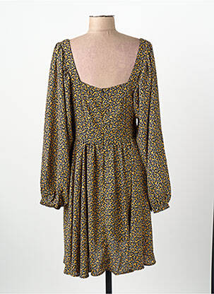 Robe courte marron MANGO femme