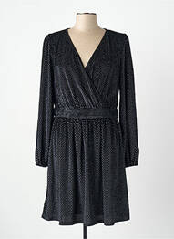 Robe mi-longue noir NAF NAF femme