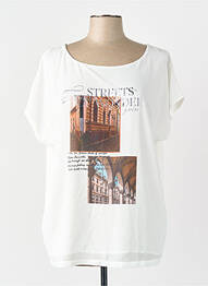 T-shirt blanc GARCIA femme