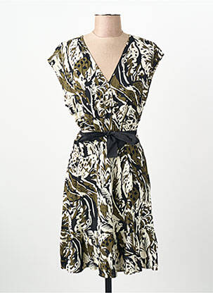 Robe courte vert LE TEMPS DES CERISES femme