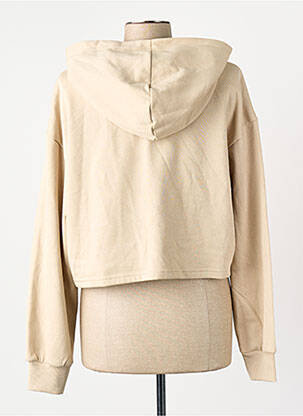 Sweat-shirt à capuche beige ONLY femme