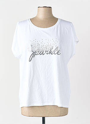 T-shirt blanc MORE & MORE femme