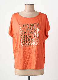 T-shirt orange S.OLIVER femme