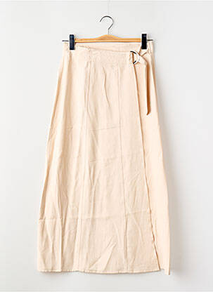 Jupe longue taille haute beige JACQUELINE DE YONG femme