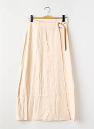 Jupe longue taille haute beige JACQUELINE DE YONG femme