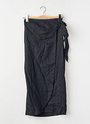 Jupe mi-longue noir MANGO femme