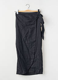 Jupe mi-longue noir MANGO femme