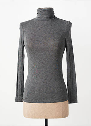 T-shirt gris MANGO femme
