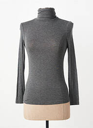 T-shirt gris MANGO femme