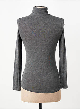 T-shirt gris MANGO femme