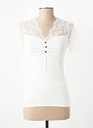T-shirt blanc MORGAN femme