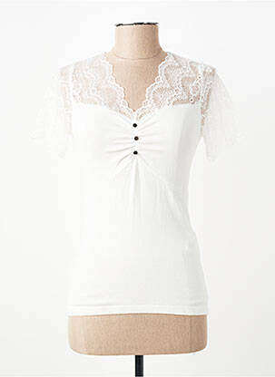 T-shirt blanc MORGAN femme