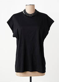 T-shirt noir PLEASE femme