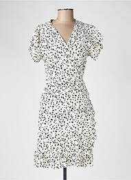 Robe courte col v blanc VILA femme
